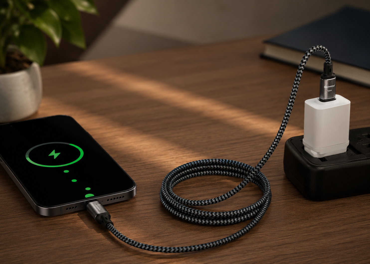 globestar power charging setup